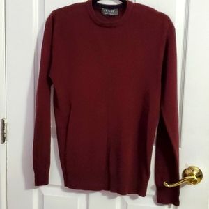 Primark Wine Soft Oversized Crew Neck Long Sleeve Sweater XS
